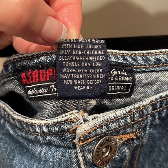 Aeropostale  mini denim skirt, size 5 / 6 - Picture 4 of 7